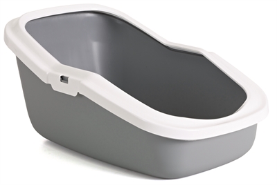 Savic kattenbak aseo grijs / wit product afbeelding