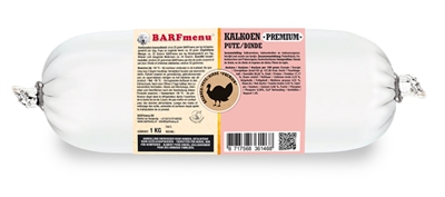 Barfmenu Kalkoen 10 Kg