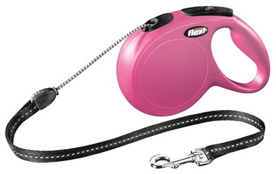 Flexi rollijn classic cord roze product afbeelding