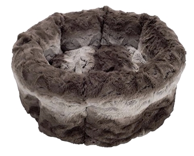 40 winks kattenmand snuggle grijs / creme product afbeelding