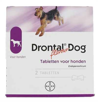 Bayer drontal tasty ontworming hond product afbeelding