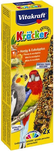 Vitakraft Valkparkiet Kracker Honing 2 in 1 product afbeelding