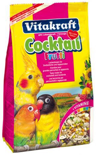 Vitakraft grote parkiet/agapornissen coctail frutti product afbeelding
