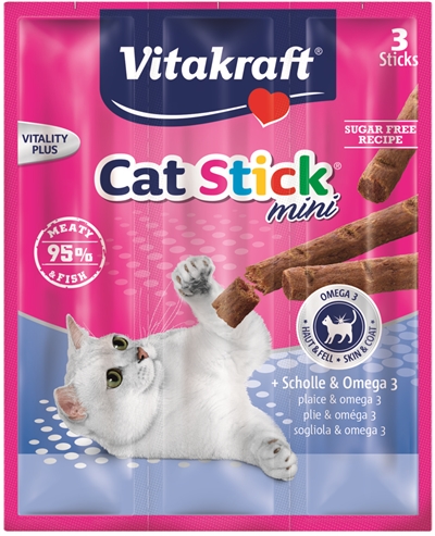 Vitakraft Catstick Mini Schol / Omega 3 20x3 St product afbeelding