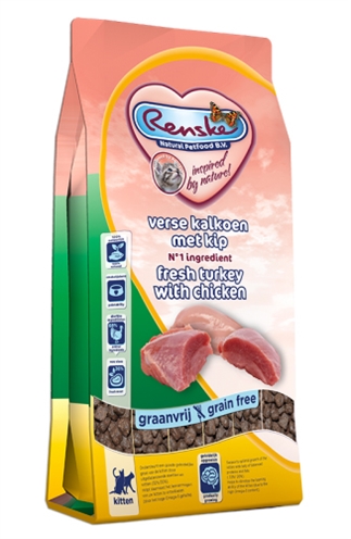 Renske Super Premium Kitten Verse Kalkoen Met Kip 400 Gr product afbeelding