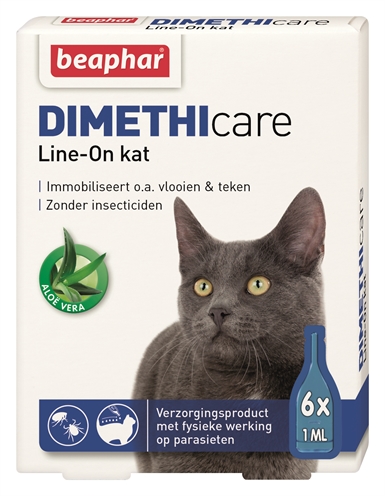 Beaphar Dimethicare Lineon Kat Tegen Vlooien en Teken product afbeelding