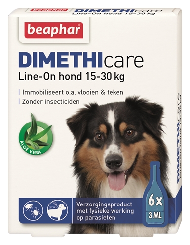 Beaphar Dimethicare Lineon Hond Tegen Vlooien En Teken 15-30 Kg