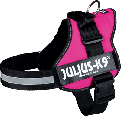 Julius k9 powerharnas / tuig voor labels fuchsia product afbeelding