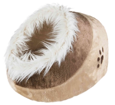 Trixie kattenmand iglo minou beige / bruin product afbeelding