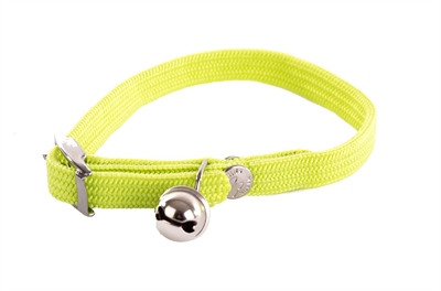 Martin Sellier Halsband kat elastisch nylon groen 30 X 1 CM