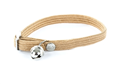 Martin Sellier Halsband kat elastisch nylon beige 30 X 1 CM product afbeelding