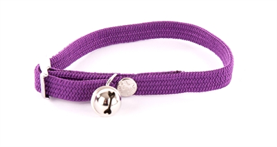 Martin Sellier Halsband kat elastisch nylon paars 30 X 1 CM product afbeelding