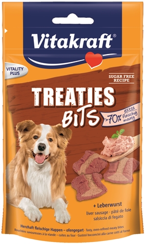 Vitakraft Treaties Bits Leverworst 120 Gr product afbeelding