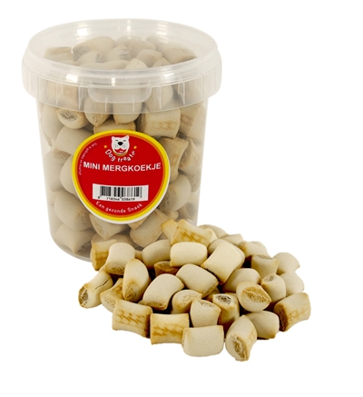 Dog Treatz Mini Mergkoekje 1 Ltr