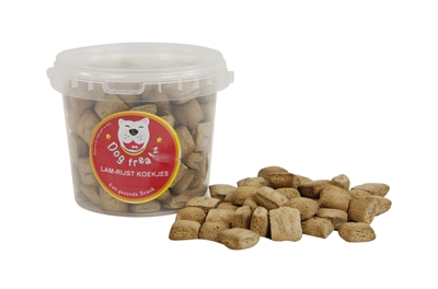 Dog Treatz Lam/rijst Koekjes 1 Ltr product afbeelding