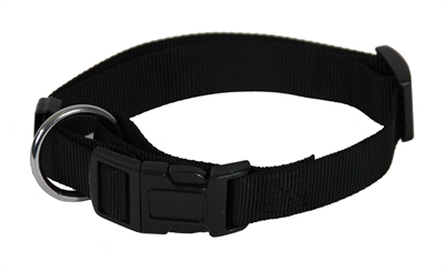 Martin sellier halsband basic nylon zwart 45-65CM product afbeelding