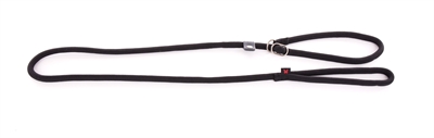 Retrieverlijn nylon rond zwart product afbeelding