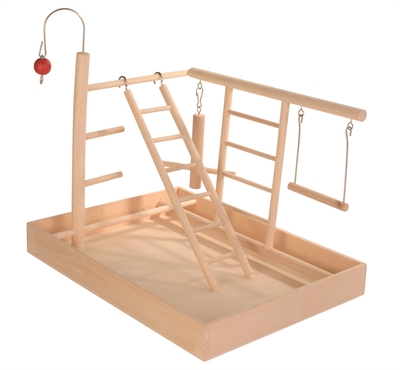 Trixie speelplaats hout voor kanarie en parkiet product afbeelding