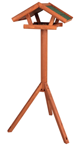 Trixie natura voederhuis met standaard bruin product afbeelding
