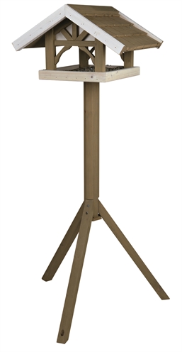 Trixie nature vogelhuis opstandaard grijs / wit product afbeelding