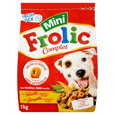 Frolic mini met gevogelte hondenvoer 1 kg