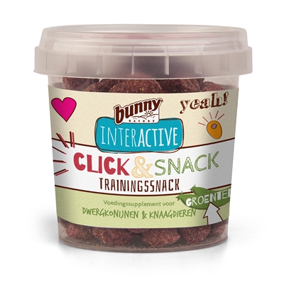 Bunny Nature Click&Snack Trainingssnack Groente 30 Gr product afbeelding