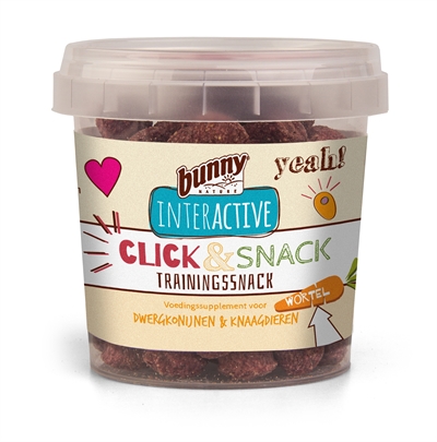 Bunny Nature Click&Snack Trainingssnack Wortel 30 Gr product afbeelding