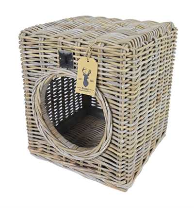 Rotan kattenmand hocker est1941 product afbeelding