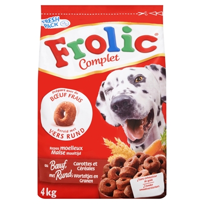 Frolic Compleet - Rundvlees - Hondenvoer - 4 kg