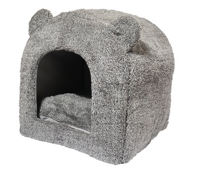 40 winks teddybeer kattenmand iglo grijs