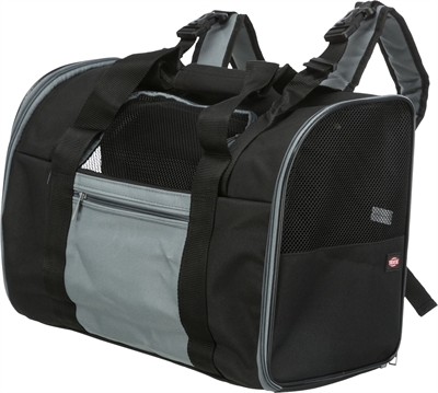 Trixie rugzak connor tot 8 kg zwart/blauw product afbeelding