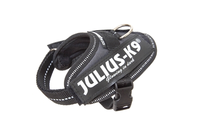 Julius k9 idc powerharnas / tuig voor labels antraciet product afbeelding