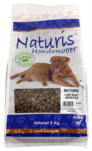 Naturis Brok Lam / Rijst Sensitive 5 Kg product afbeelding