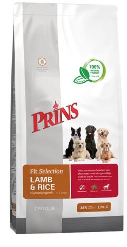 Prins Fit Selection Lamb&Rice 15 Kg
