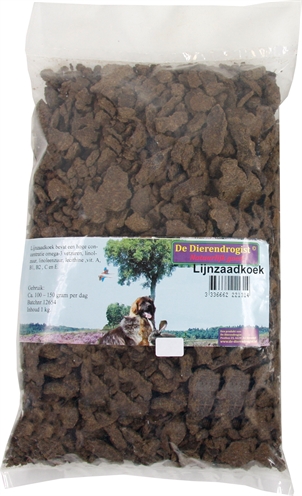 Dierendrogist Lijnzaadkoek Paard 1 kilo product afbeelding