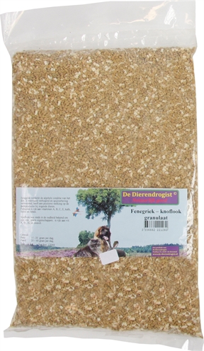 Dierendrogist fenegriek/knoflook product afbeelding