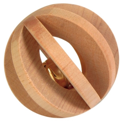 Trixie bal hout met bel product afbeelding