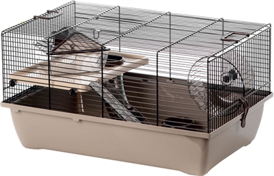 Interzoo hamsterkooi pinky1 mocca product afbeelding