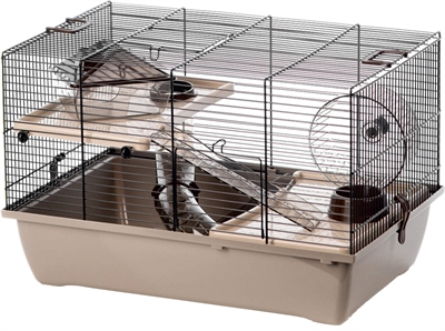 Interzoo hamsterkooi pinky2 mocca product afbeelding