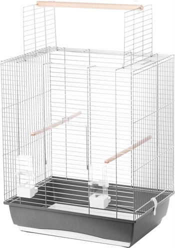 Interzoo vogelkooi big ara zilver / grijs product afbeelding
