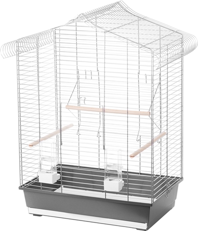 Interzoo vogelkooi vega zilver / grijs product afbeelding