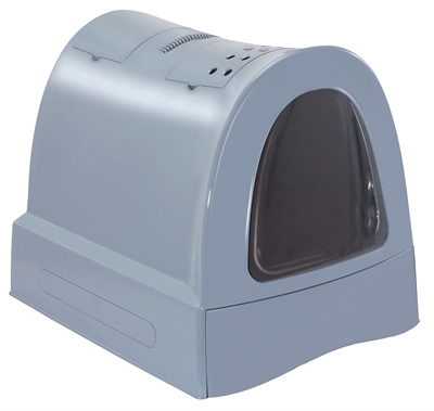 Imac kattenbak zuma met schuiflade blauw product afbeelding