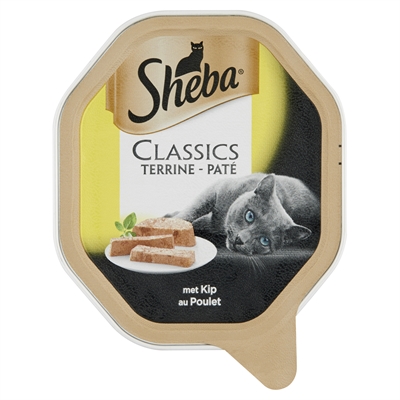 Sheba Alu Classics Pate Met Kip 1,87 Kg