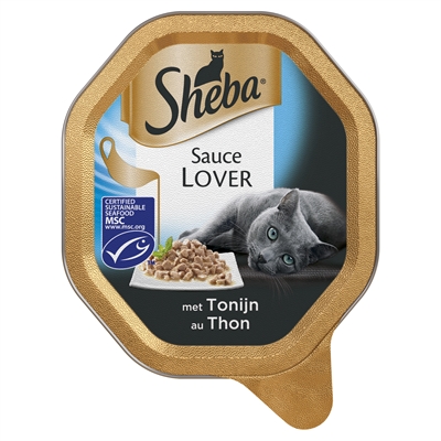 Sheba Alu Sauce Lovers Tonijn 22x85 Gr