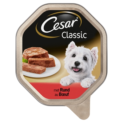Cesar Alu Classic Pate Met Rund 14x150 Gr product afbeelding