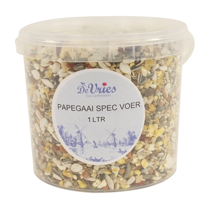 De vries papegaai spec voer product afbeelding