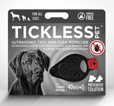 Tickless teek en vlo afweer voor hond en kat zwart product afbeelding
