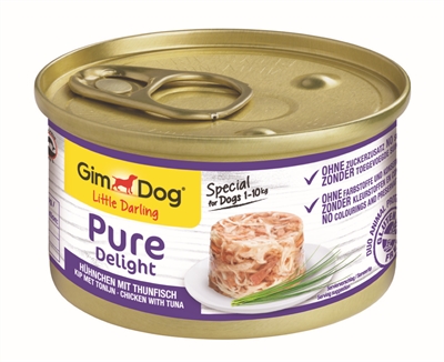 Gimdog little darling pure delight kip / tonijn product afbeelding