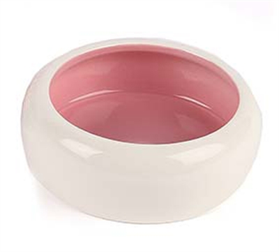 Happy pet drinkbak tegen morsen wit / roze product afbeelding