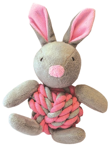 Little rascals knottie bunny touwbal konijn roze product afbeelding